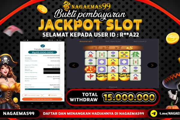 NAGAEMAS99 JACKPOT SLOT MAHJONG WAYS Rp15.000.000