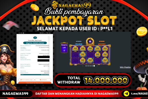 NAGAEMAS99 JACKPOT SLOT SPELLMASTER Rp14.000.000