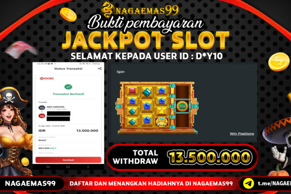NAGAEMAS99 JACKPOT SLOT AZTEC GAME MEGAWAYS Rp13.500.000