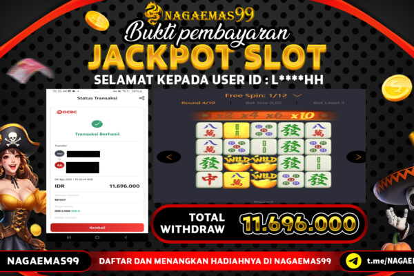 NAGAEMAS99 JACKPOT SLOT MAHJONG WAYS Rp11.696.000