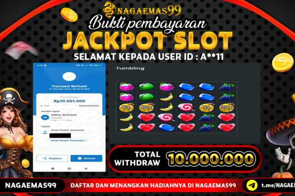 NAGAEMAS99 JACKPOT SLOT SWEET BONANZA X MAS Rp10.000.000